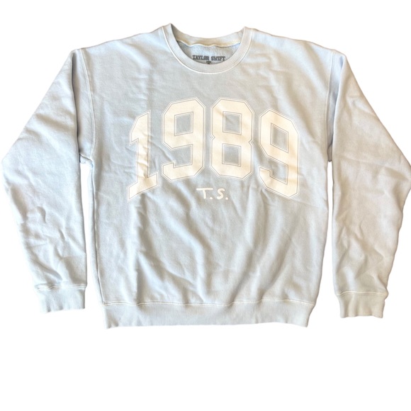 Taylor Swift Tops - Official Taylor Swift *brand new* | blue crew pullover with “1989" | size medium